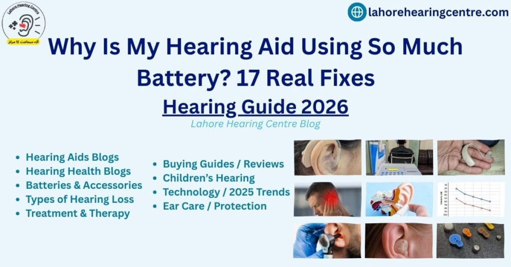 Why Is My Hearing Aid Using So Much Battery?