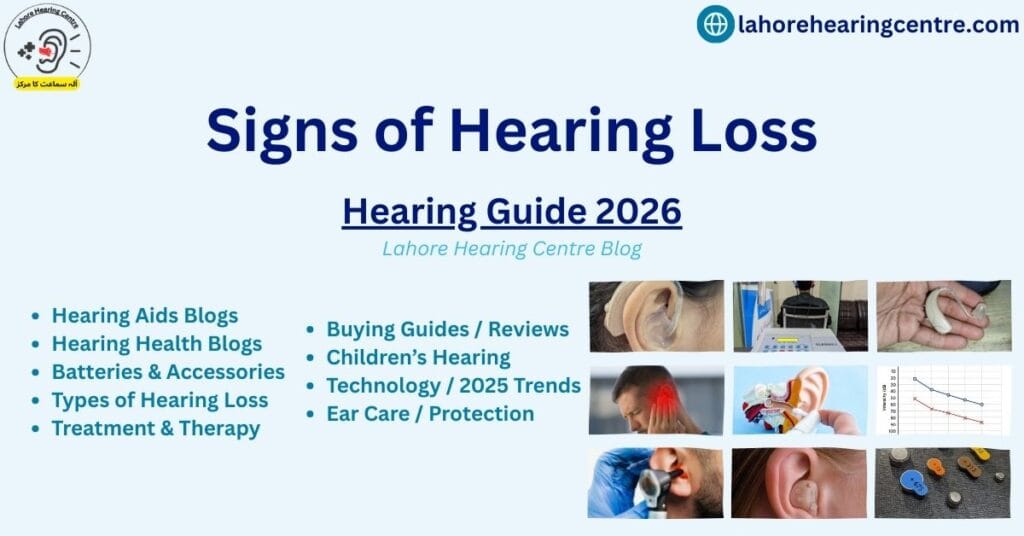Signs of Hearing Loss
